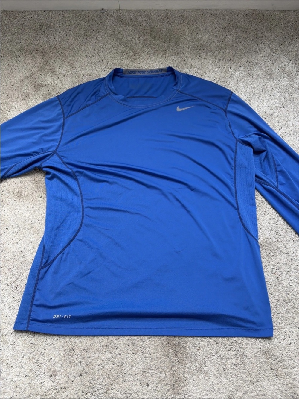 Nike pro combat shirt men’s xxl blue